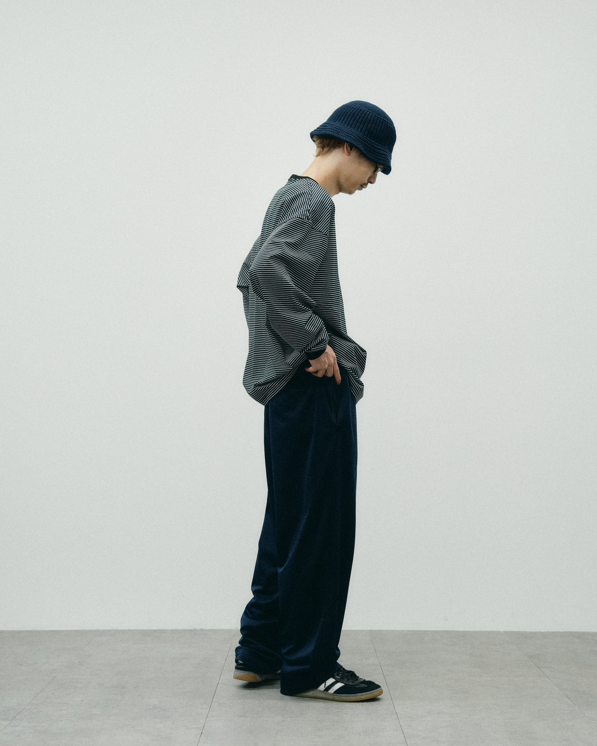JERSEY BORDER LS TEE